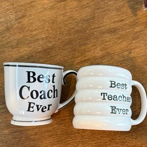 Lot of 2 - Best Coach Ever & Best Teacher Ever